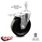 Service Caster 5 Inch Phenolic Swivel 10mm Threaded Stem Caster with Total Lock Brake SCC SCC-TSTTL20S514-PHR-M1015 - alternate 4